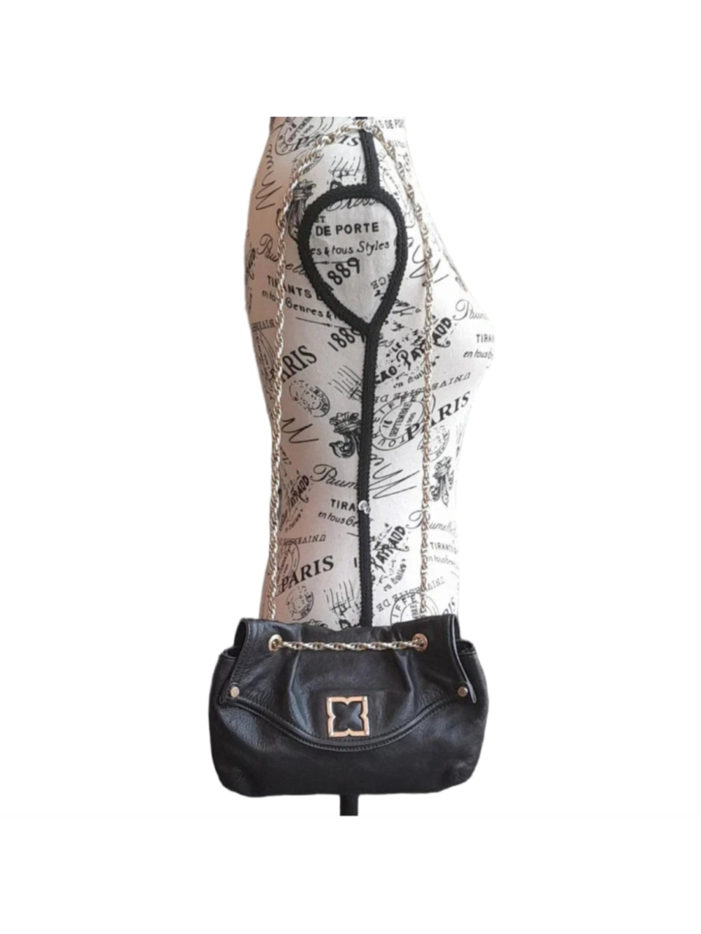 BCBGMaxAzria Black Leather Bag